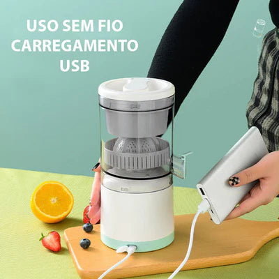 FruttiPress Automático - Espremedor de Frutas Automático e Portátil - TudoAqui Store - Frete Grátis Apenas Hoje!