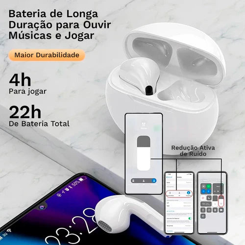 Fone de Ouvido Bluetooth Air Pro - Últimas unidades 🔥