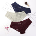 Calcinha em Renda Sexy Lace - Kit com 3 peças