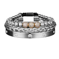 Pulseira Masculina Brilhantes Luxo Vip - TudoAqui Store