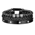 Pulseira Masculina Brilhantes Luxo Vip - TudoAqui Store